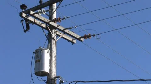 Power Lines 4 Stock-Footage 8922466
