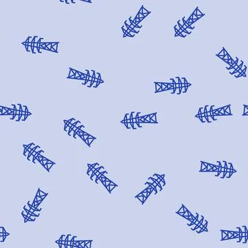 Power lines electric grid line seamless pattern Illustrazione stock
