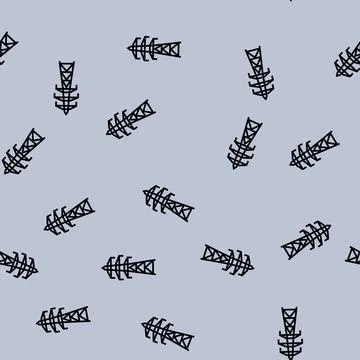 Power lines electric grid vector seamless pattern Stock Illustration