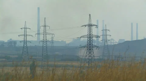 Power lines. Stock Footage 27090585