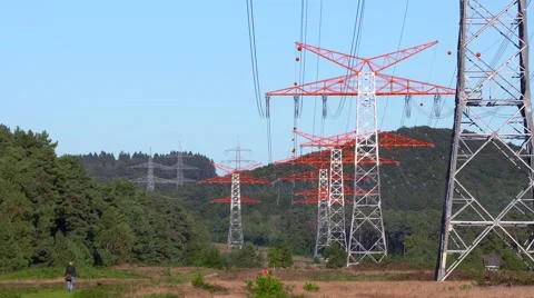 Power Lines 스톡 동영상 57825715