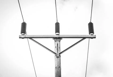 Power lines 写真素材