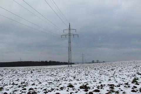 Power Lines Stock-Fotos