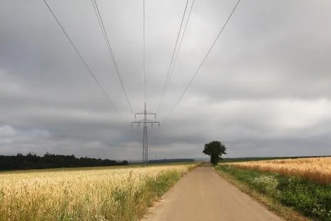 Power Lines Stock Photos