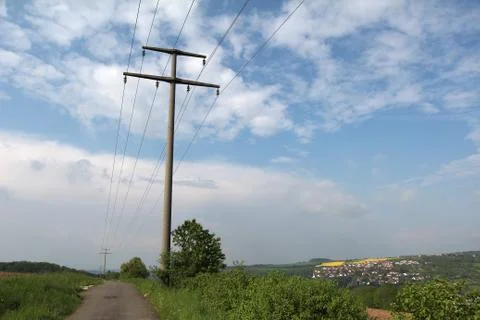 Power Lines Stock Photos