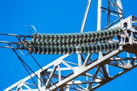 Power lines Stock Photos