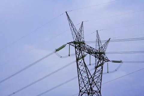 Power Lines Stock Photos