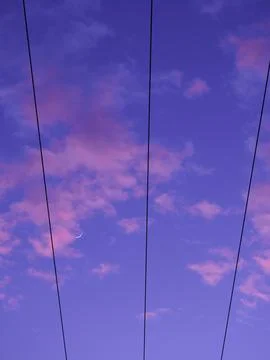 Power lines Stock Photos