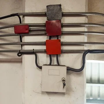 The Power lines Stock Photos