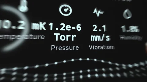 Power Management Interactive Metrics Overview with Interactive Data Stock Footage 340545966
