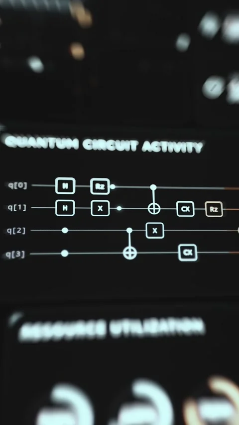 Power Management Operational Status Interface with Interactive Data Stock Footage 340546007