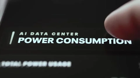 Power Management Risk Detection Control with Interactive Data Stock Footage 340560476