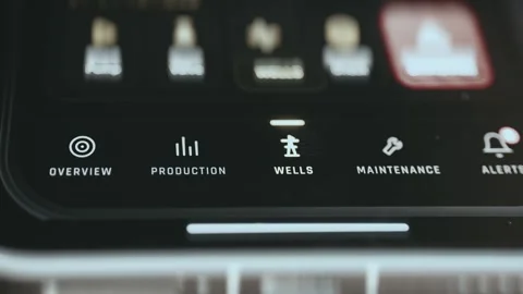 Power Management Risk Detection Interface Stock Footage 340171420