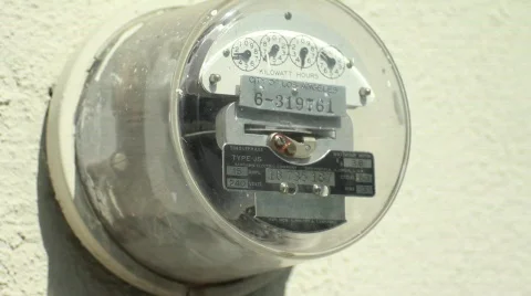 Power meter Medium Stock Footage 738842