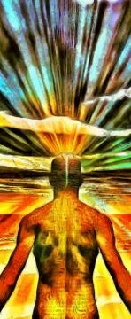 Power of mind Stock Illustration