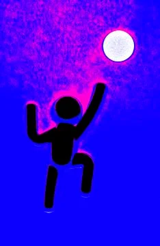 The Power of Moonlight Stock Illustration