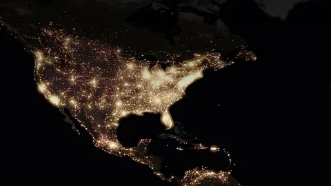 Power outage in USA Stock Footage 172646495