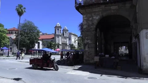 Power outages will affect up to 71% of Cuba simultaneously this Monday during pe Stock Footage 338347135