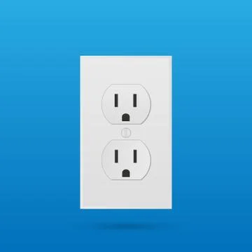 Power Outlet Illustration Stock Illustration