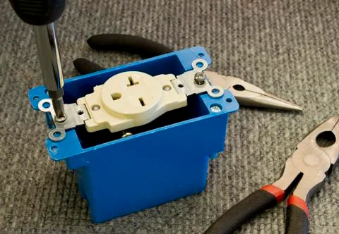 Power outlet Stock Photos