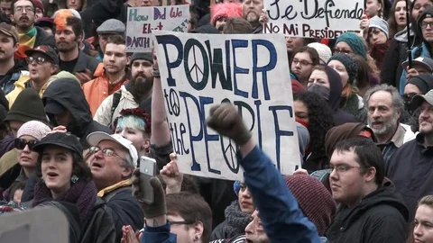 Power To The People Video stock 72191897