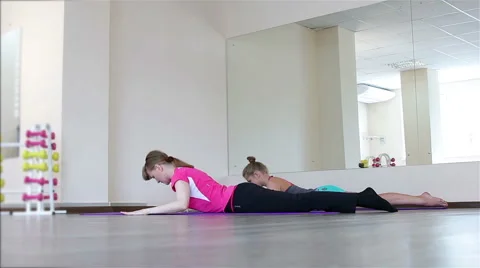 Power Pilates &amp; Yoga Classes Stock Footage 59857508