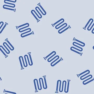 Power pipeline glyph seamless pattern Stock Illustration