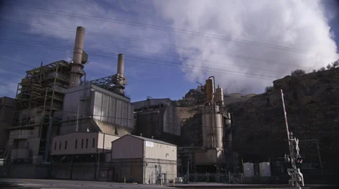 Power Plant 2 4K Video stock 32718249
