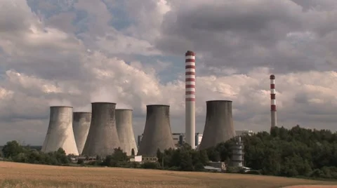 Power Plant 2s Stock Footage 8229309