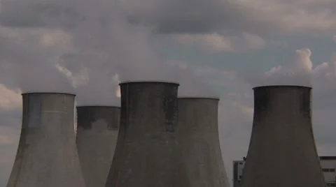 Power Plant 4 Stock Footage 8331595