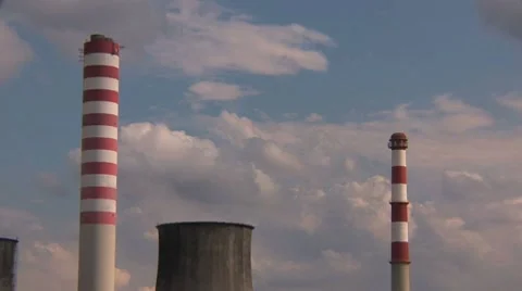 Power Plant 5 Stock Footage 8346990
