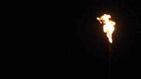 Power Plant Fire Stock Footage 28302319