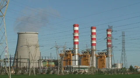 Power plant Stock Footage 111119