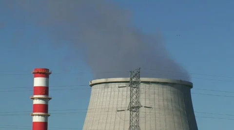 Power plant Stock Footage 118761