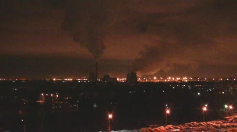 Power plant Stock Footage 653299