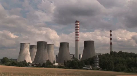 Power Plant Stock Footage 8226235