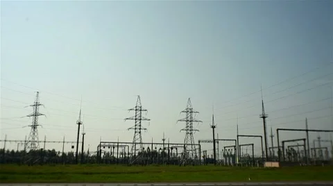 Power plant Stock Footage 8600099