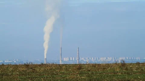 Power plant Stock Footage 8930577