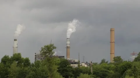 Power plant Stock Footage 12169935