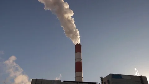 Power plant Stock Footage 70237771