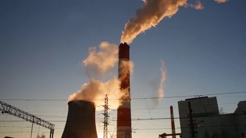 Power plant Stock Footage 70242608