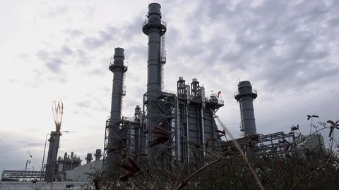 Power plant. Stock Footage 92607582