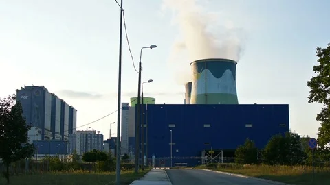 Power plant Stock Footage 93352557