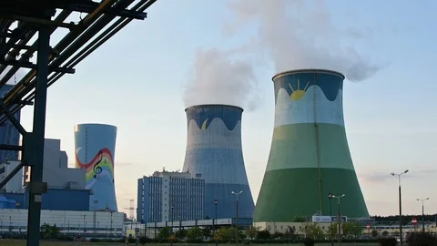 Power plant Stock Footage 93352590