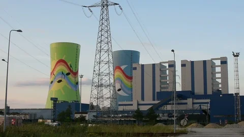 Power plant  Stock Footage 93352639
