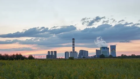 Power plant Stock Footage 93407564