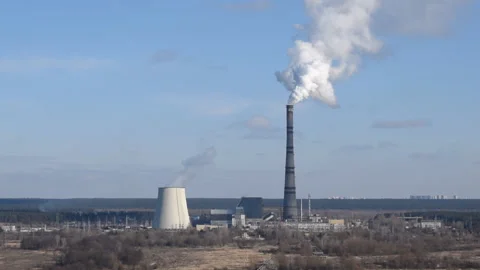 Power plant Stock Footage 100698490