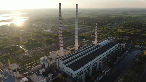 Power Plant Stock Footage 107984922