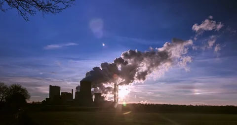 Power plant Stock Footage 125616495