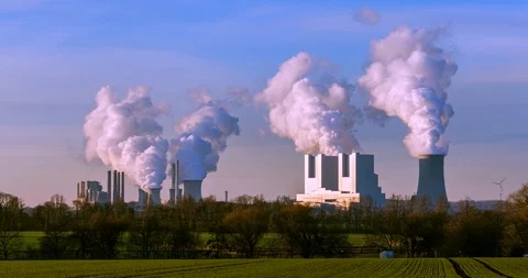 Power plant Stock Footage 125616674